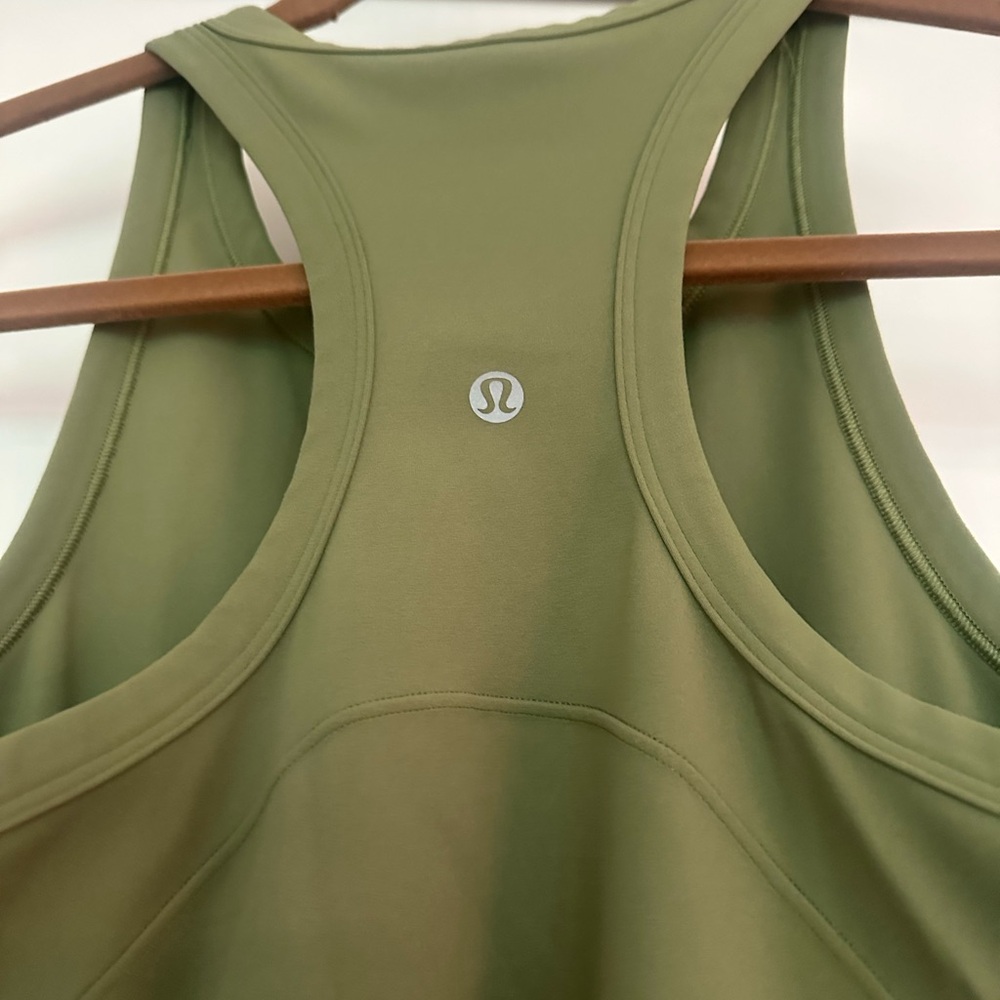 lululemon athletica Olive Green Tank Top